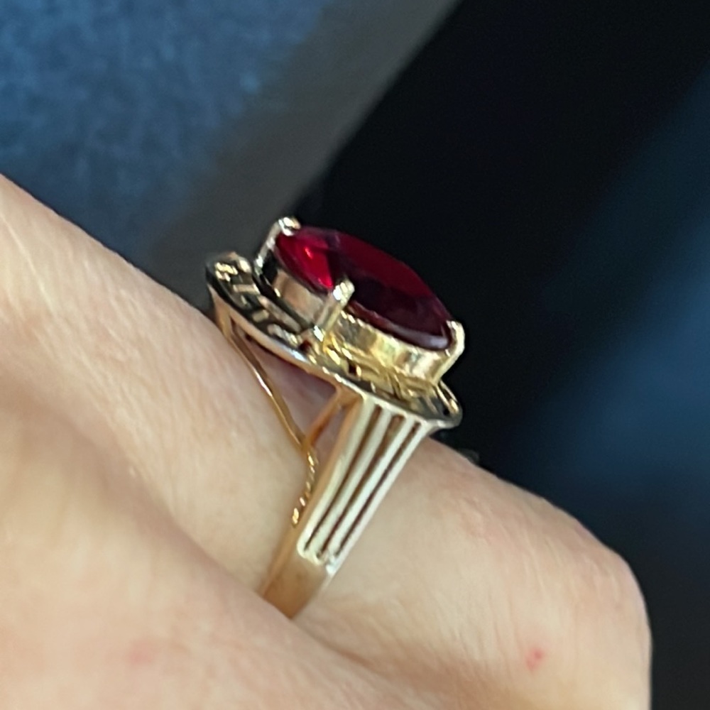 10k Ruby Ring - image 7